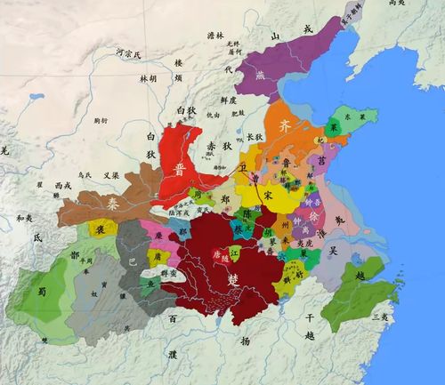 (春秋战国格局图)从分裂到统一：春秋战国格局是如何形成的